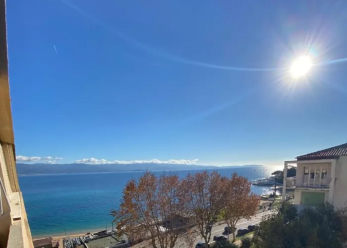 Magnifique: Beachfront T2 With Sea View And Private Parking